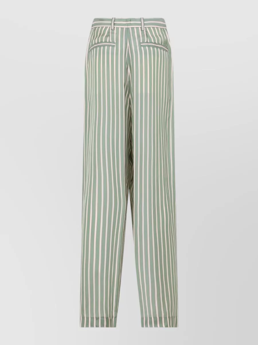 Dries Van Noten Striped Wide-Leg Trousers
