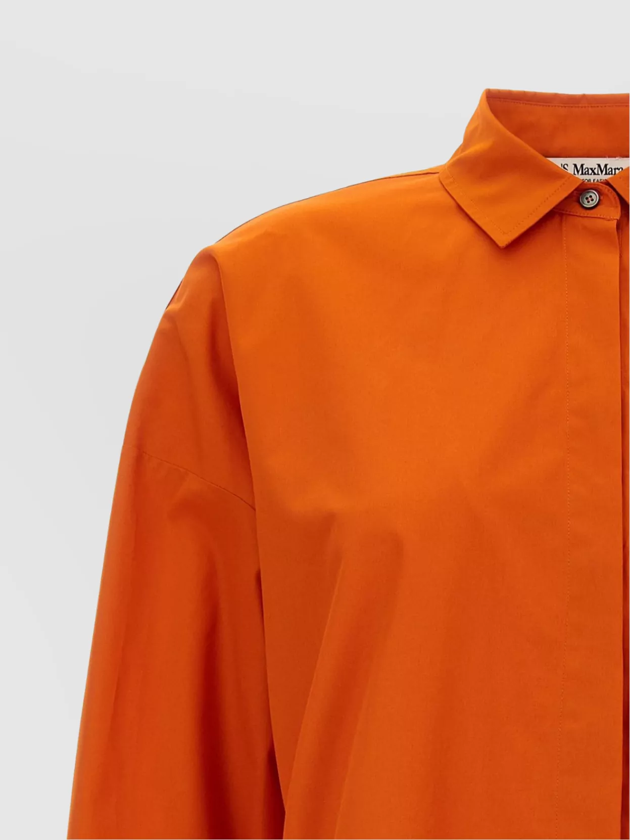 S Max Mara Gerona Popeline Cotton Shirt By Max Mara
