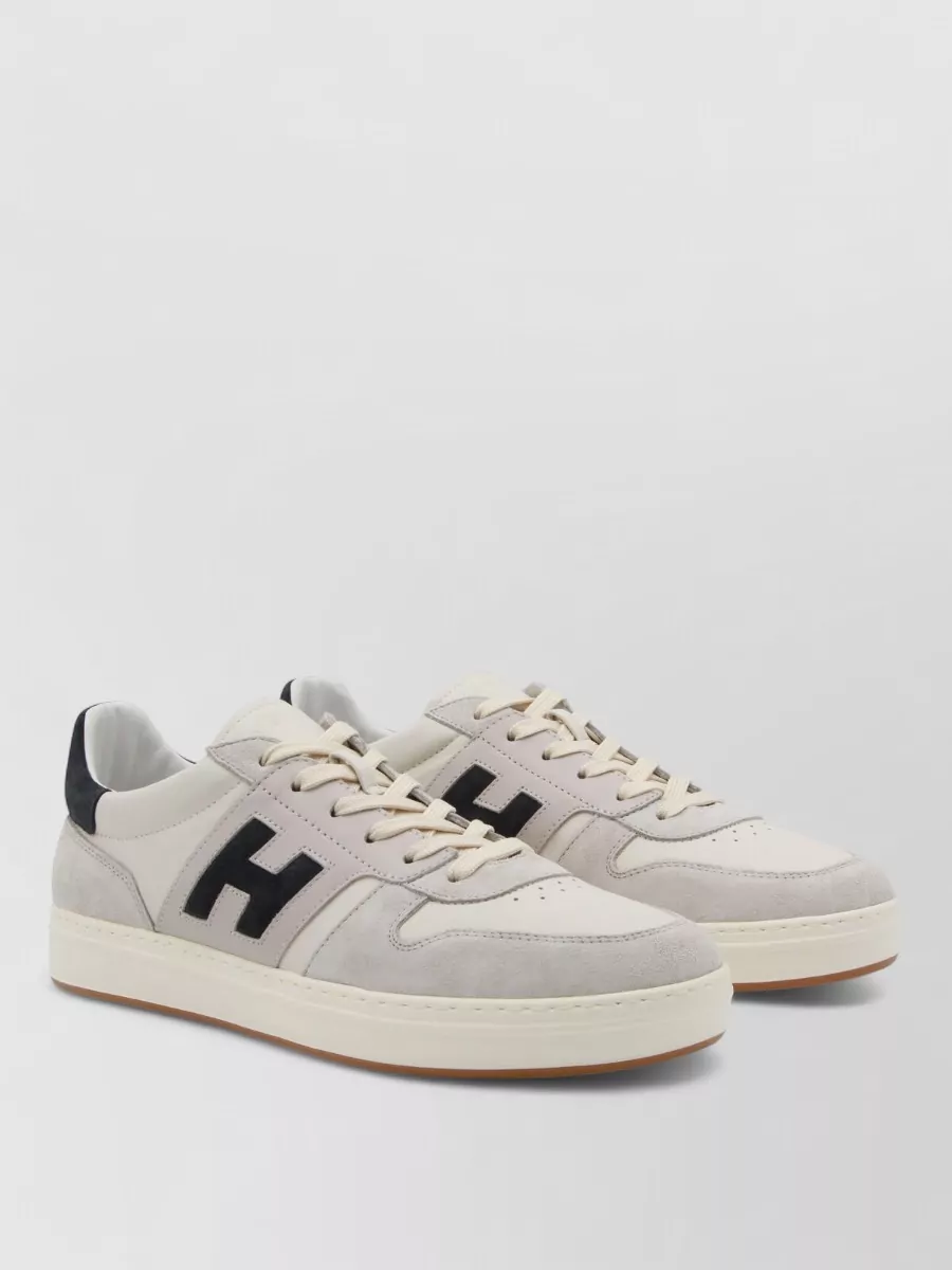 Hogan Casual Low Top Sneakers With Rubber Sole In Multi