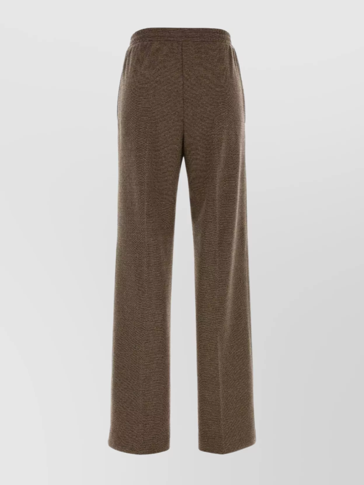 Weekend Max Mara Stretch Polyester Blend Pant Featuring Pockets In Brown
