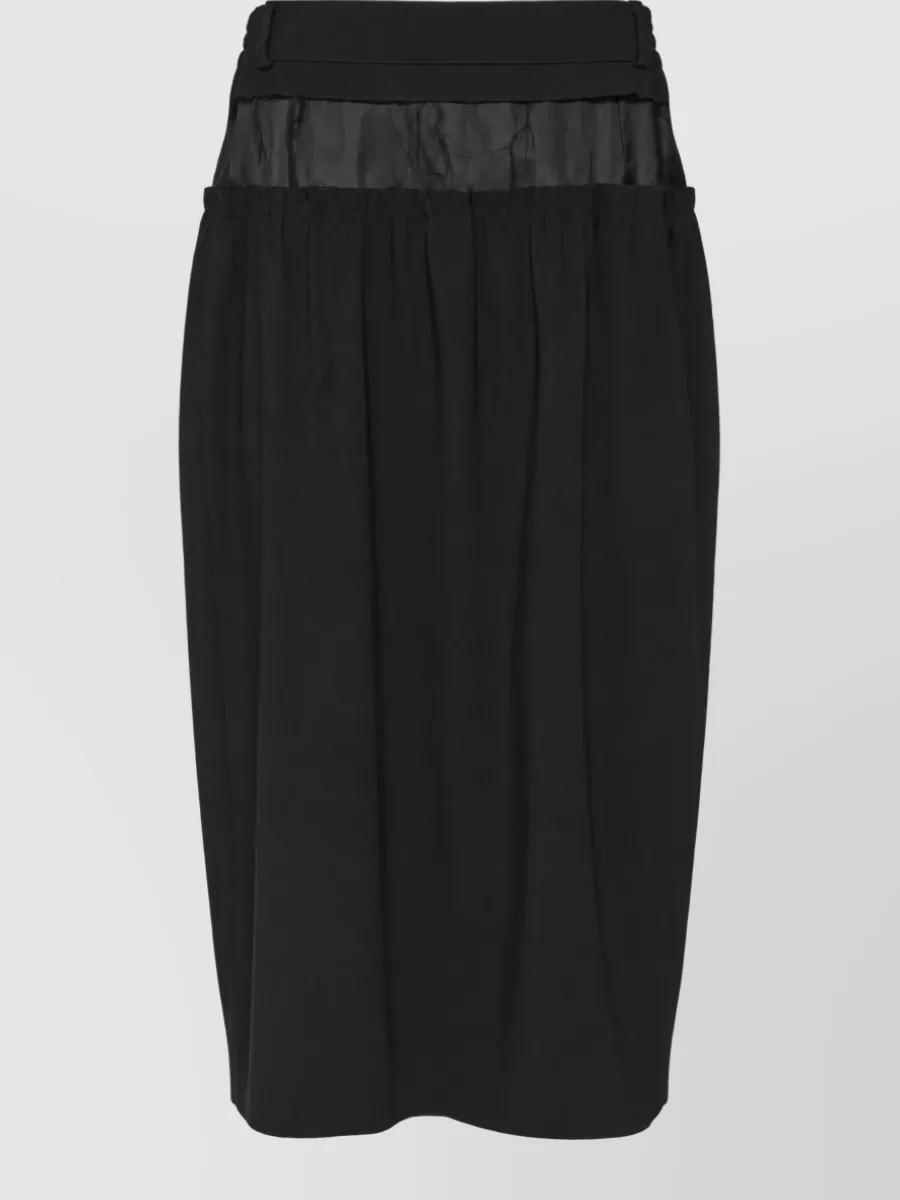 Maison Margiela Four Stitches Midi Pencil Skirt