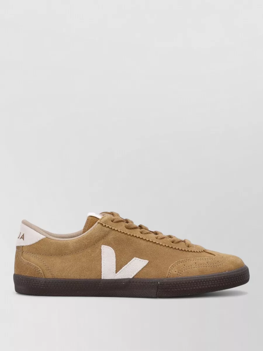 Veja Volley Low Top Suede Sneakers Rubber Sole