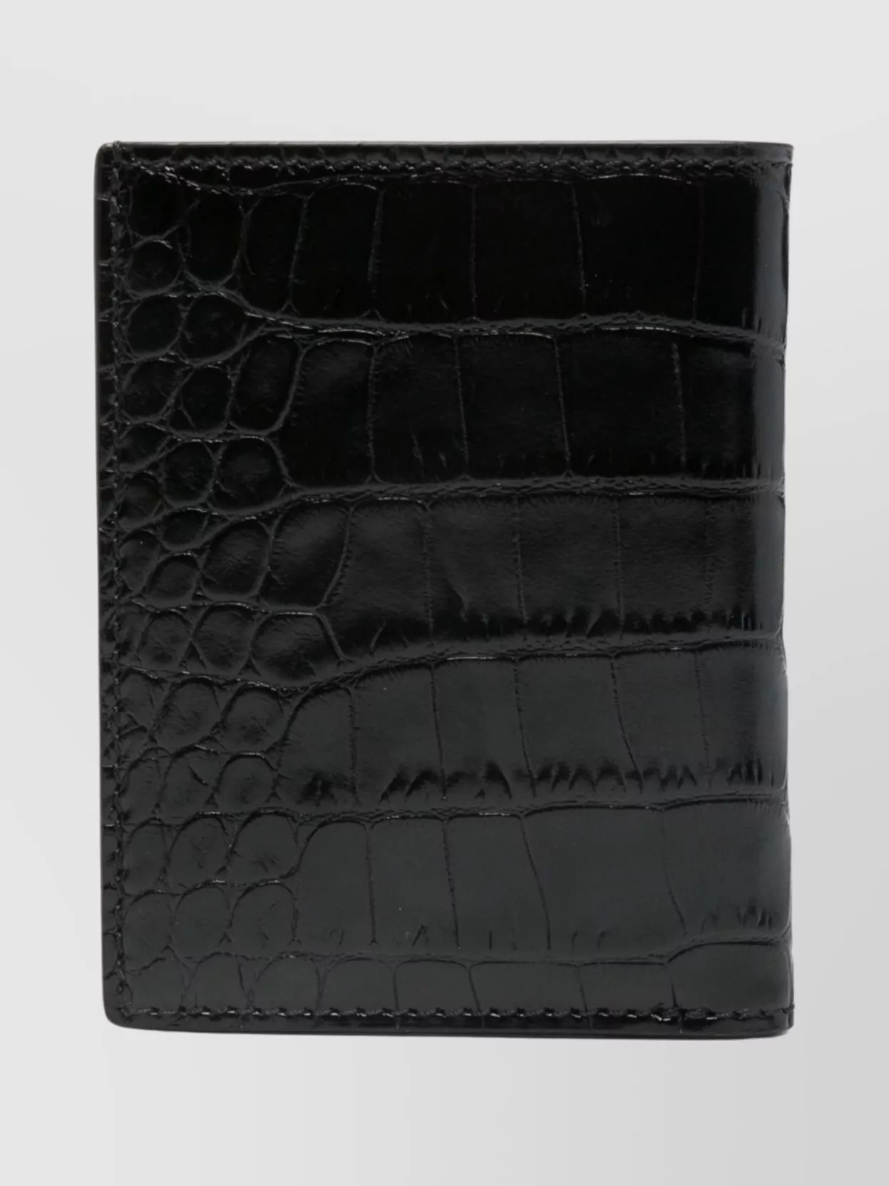 Tom Ford Crocodile Print Leather Bi-fold Card Holder