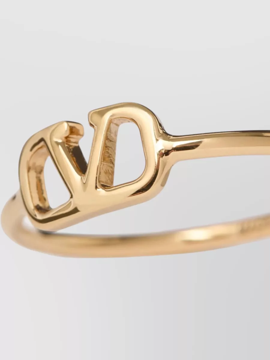 Valentino Garavani Metal Logo Ring