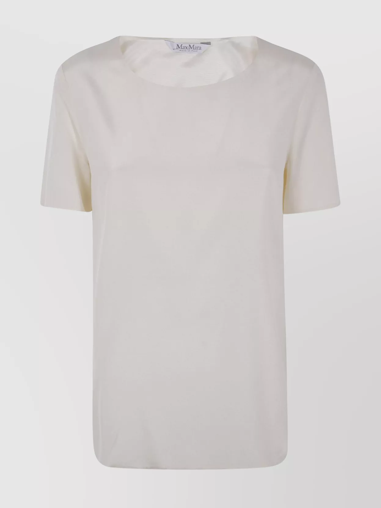Max Mara Silky Shirt "aris" In White