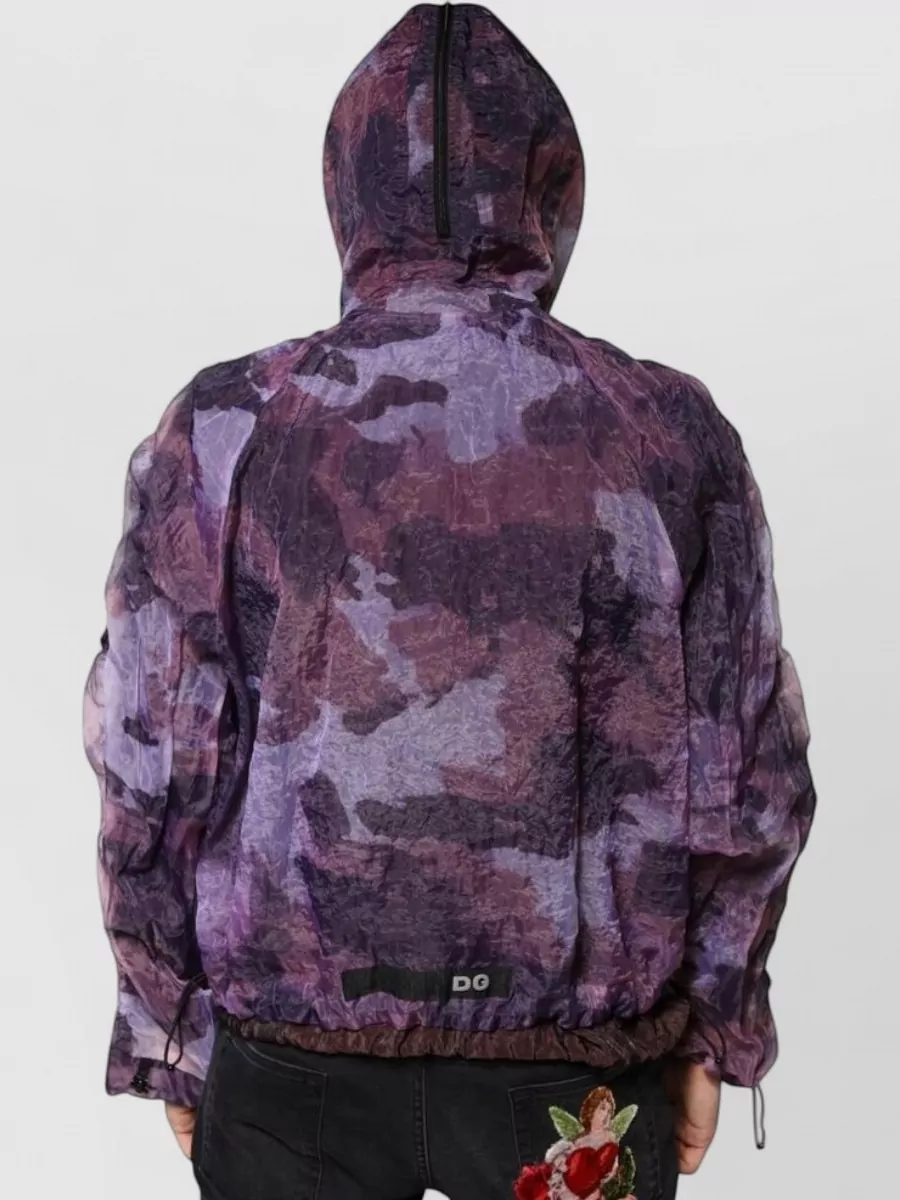 Dolce&Gabbana Camouflage Hooded Parka Jacket