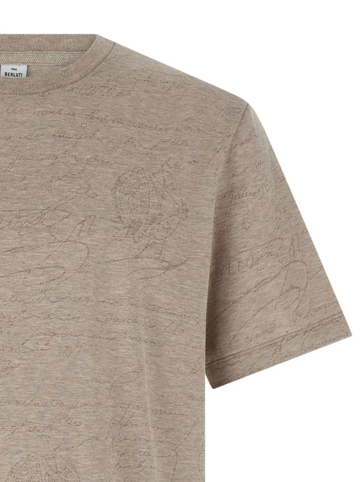 Berluti Scripted Crew Neck T-Shirt