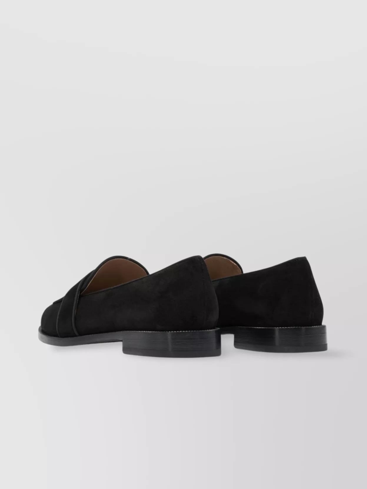 Aquazzura Slip-On Loafers Suede Finish