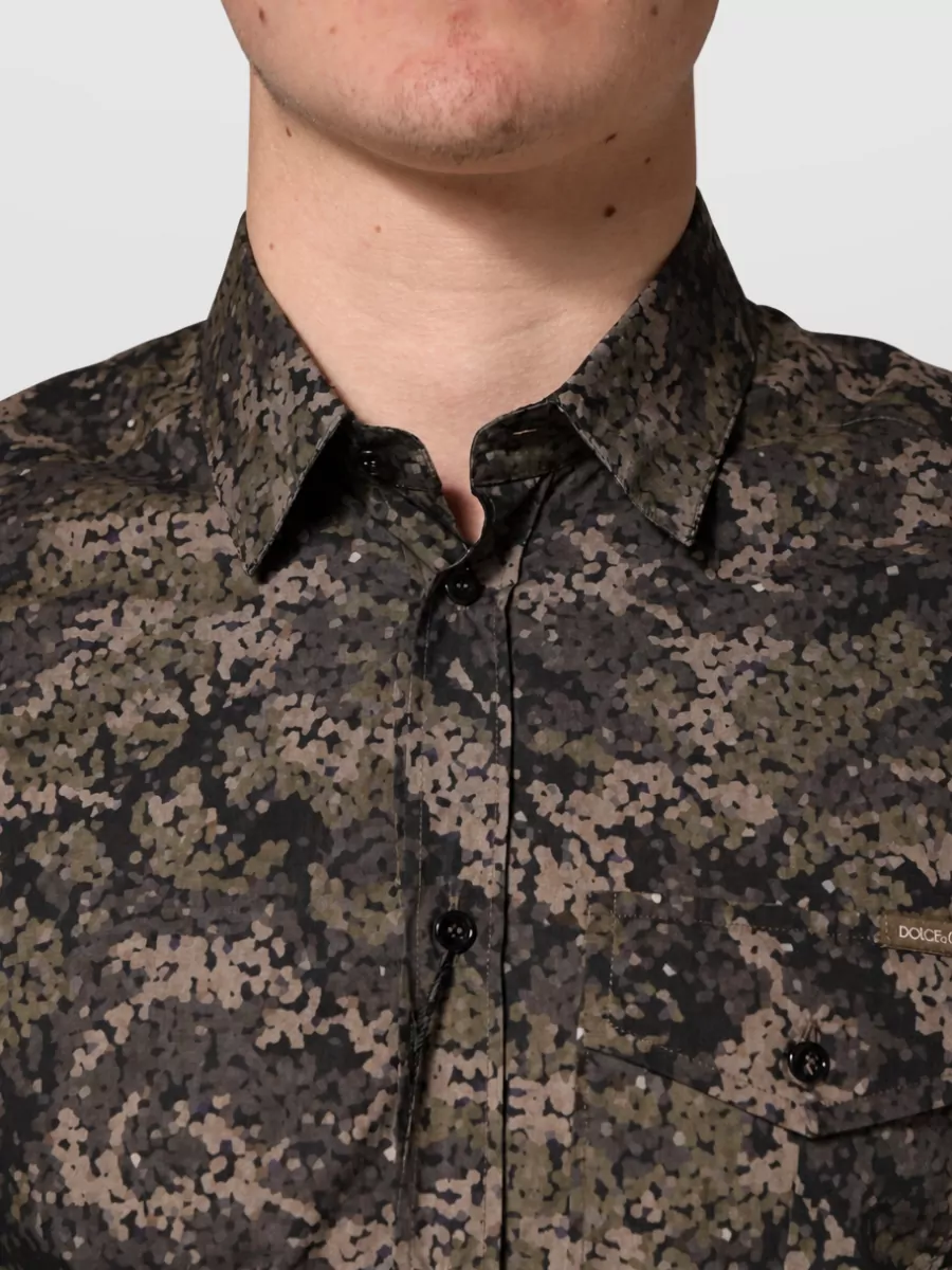 Dolce&Gabbana Camouflage Long-Sleeve Shirt