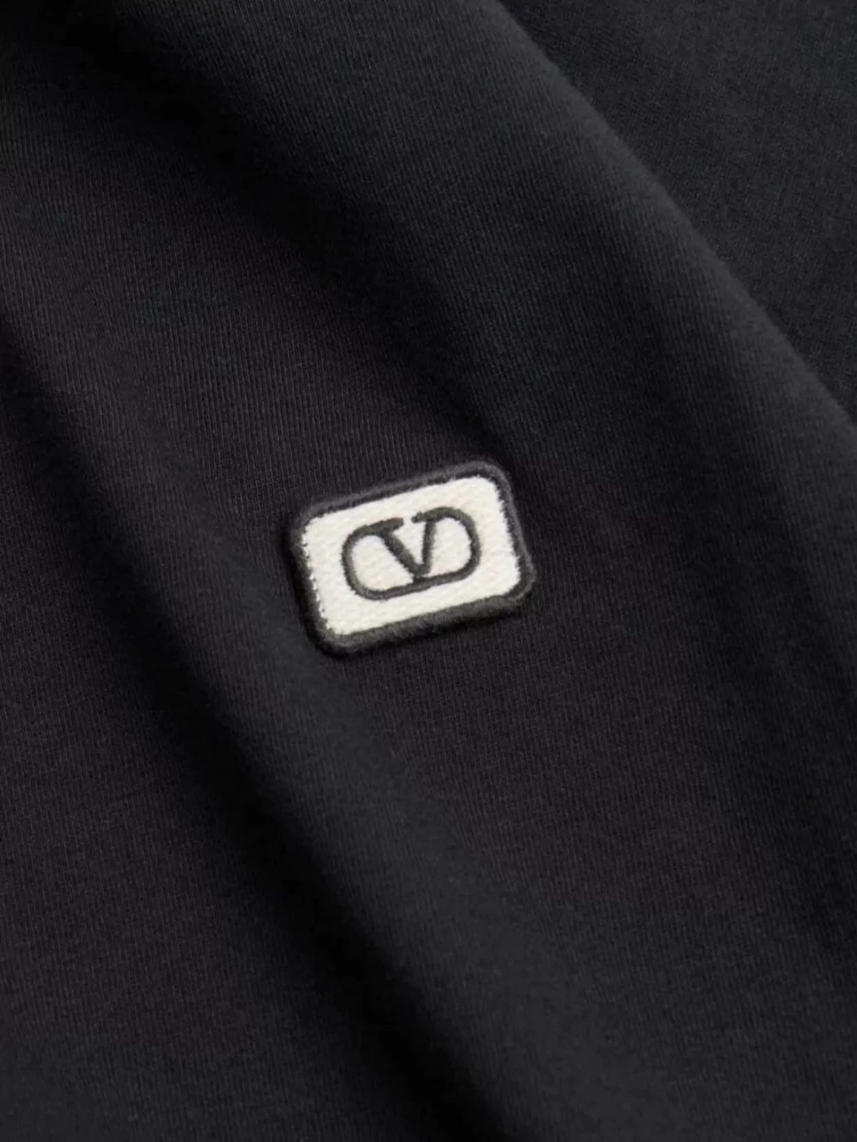 Valentino Garavani Logo Patch T-Shirt With Short Sleeves