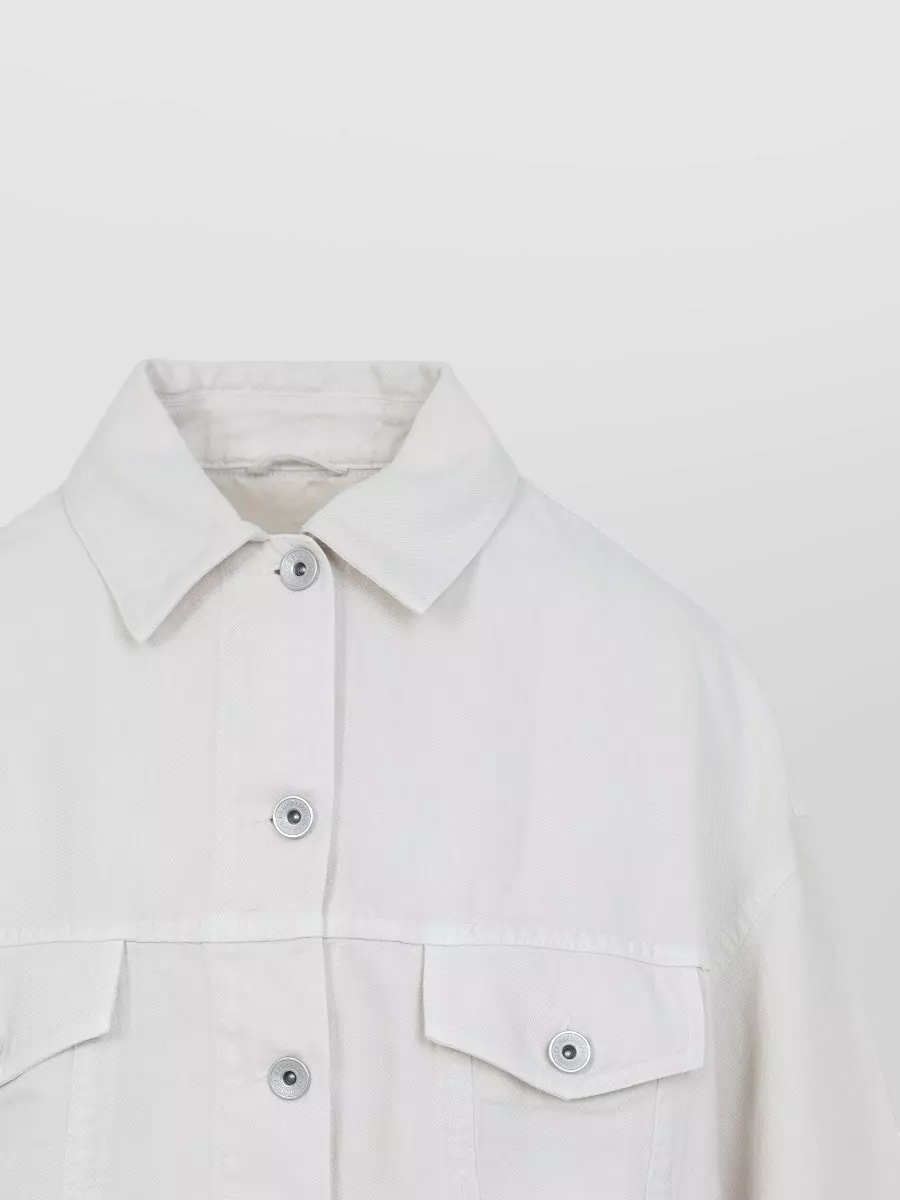 Brunello Cucinelli Short Bull Jacket Adjustable Hem