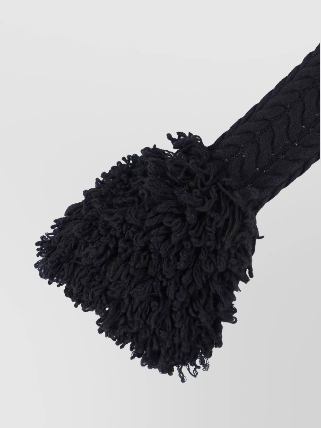 Patou Long Knit Sweater Belted At Waist