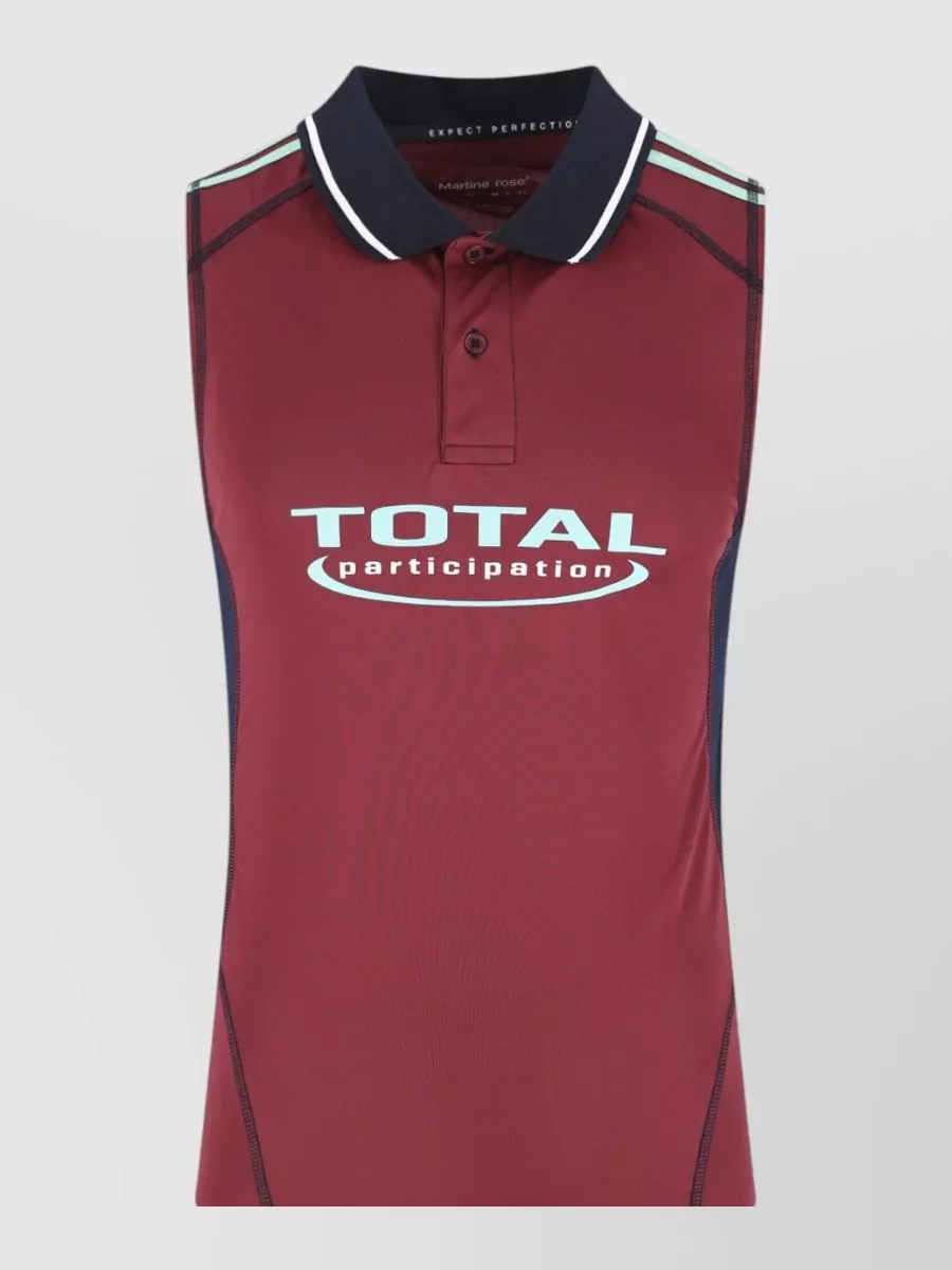 Martine Rose Short-Sleeve Polo Shirt