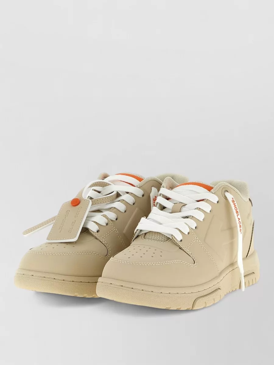 Off-White thermoplastic polyurethane lace-up sneakers