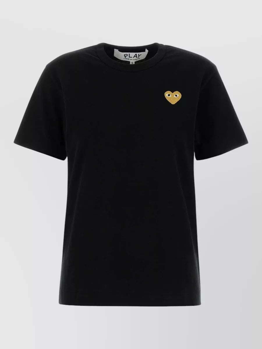 Comme des Garçons Play cotton crew neck short sleeve t shirt