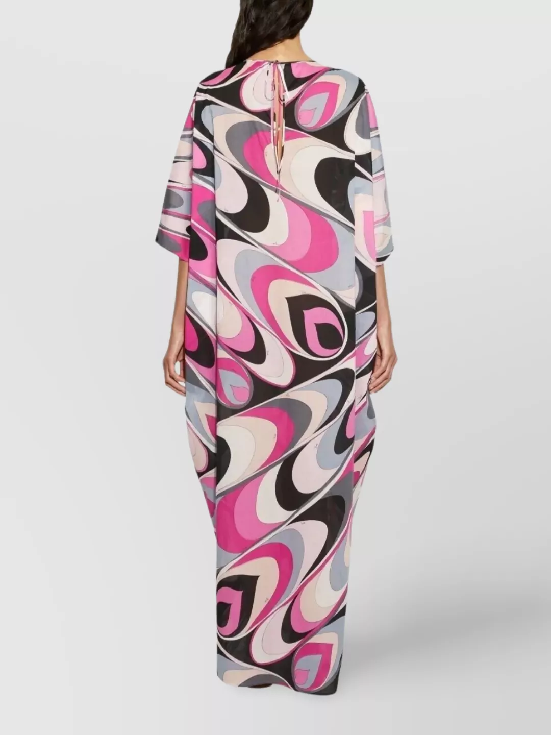 Pucci Waves Print Cotton Kaftan Clothing