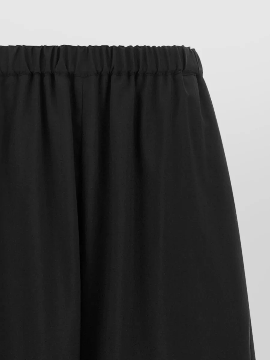 Comme Des Garçons Wool Cropped Wide-Leg Culotte Trousers