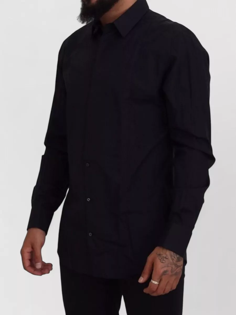 Dolce&Gabbana Cotton Slim-Fit Long-Sleeve Dress Shirt