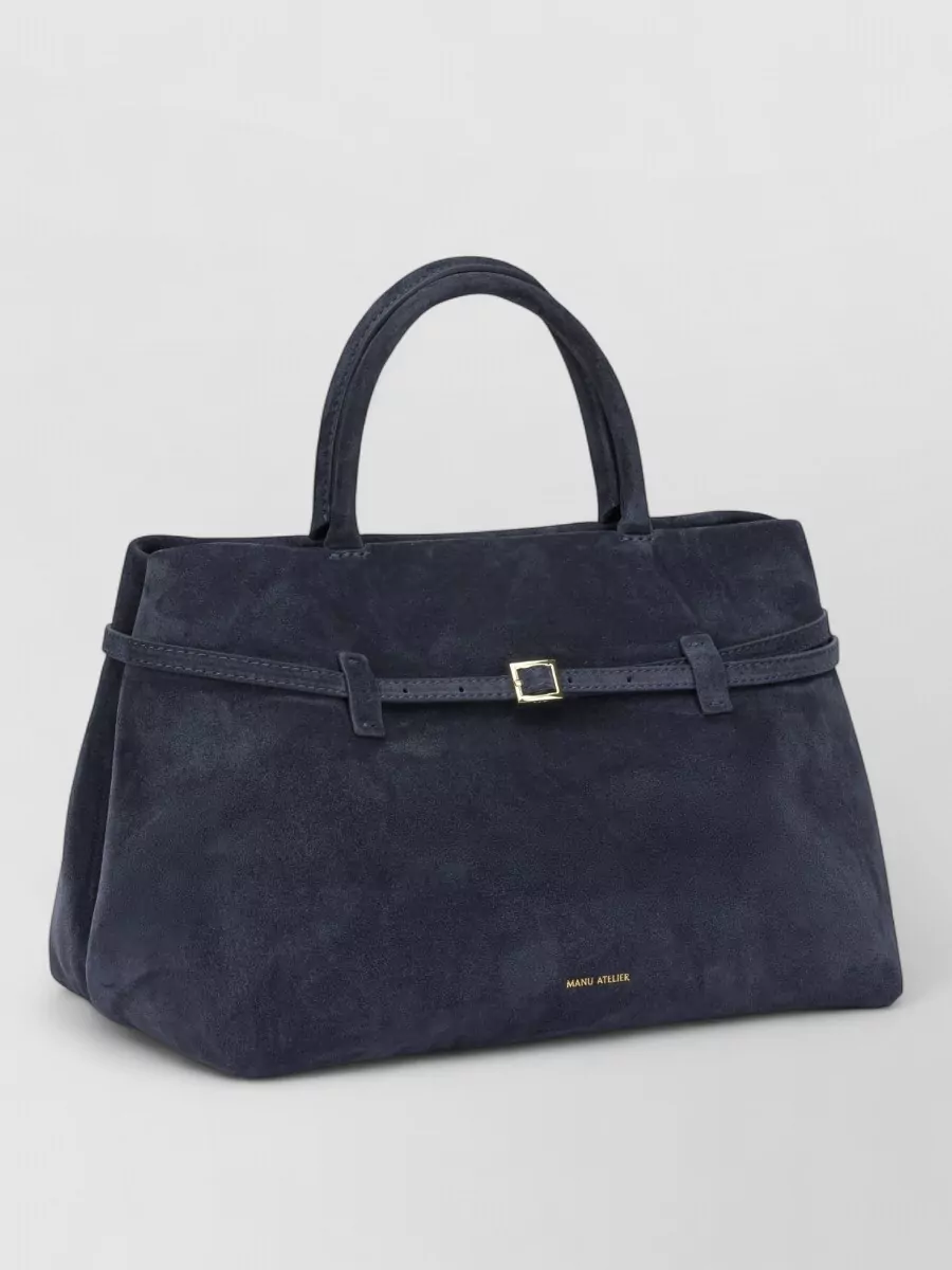 Manu Atelier Medium Calf Leather Tote Bag