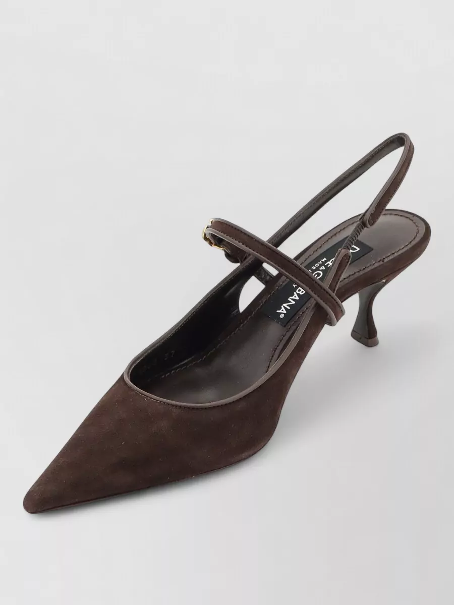 Dolce&Gabbana Suede Slingback Pumps