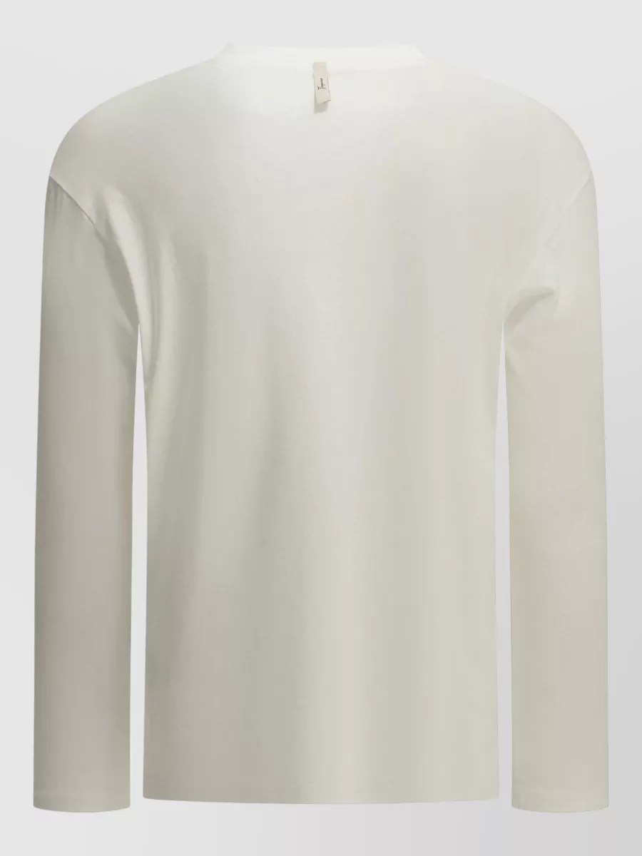 Jacquemus Ribbed Long-Sleeve Logo-Print T-Shirt