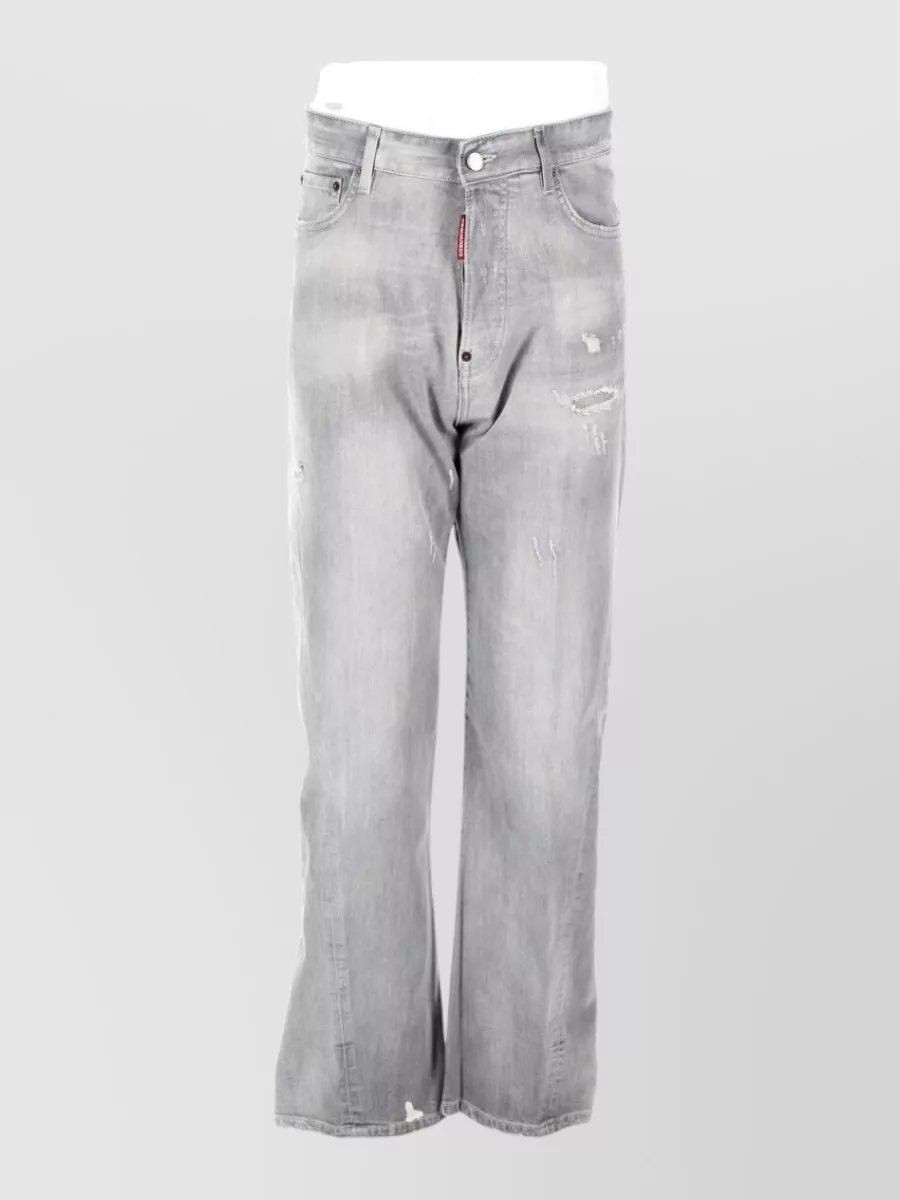 Dsquared2 loose twist straight-leg jeans