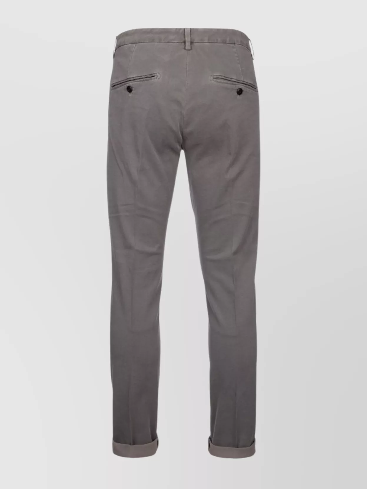 Dondup Trousers With Pockets And Belt Loops In Gray