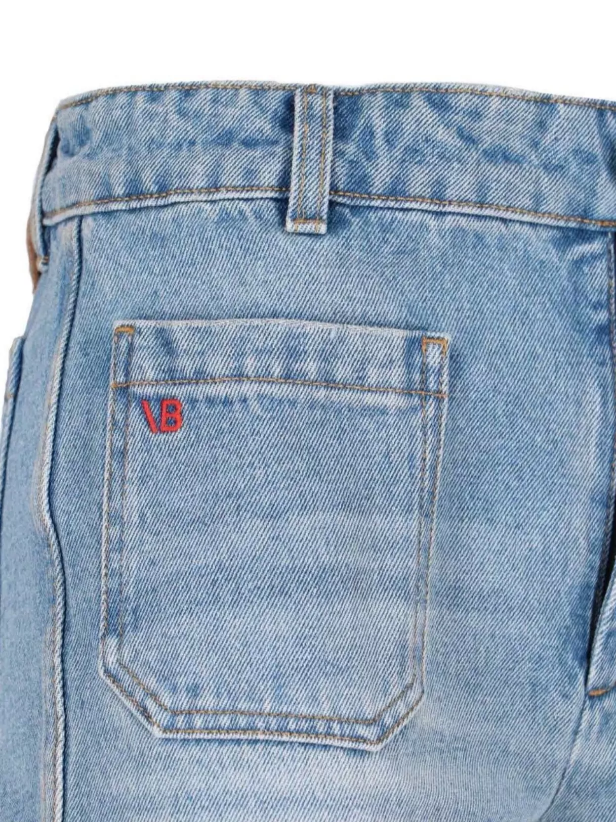 Victoria Beckham Straight Trousers With Front And Back Pockets