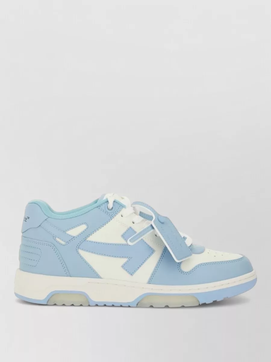 Off-White Signature Sneakers Contrast Panels Rubber Sole