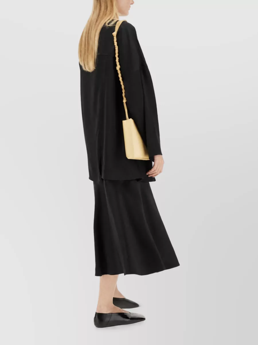 Jil Sander Silk A-Line Skirt
