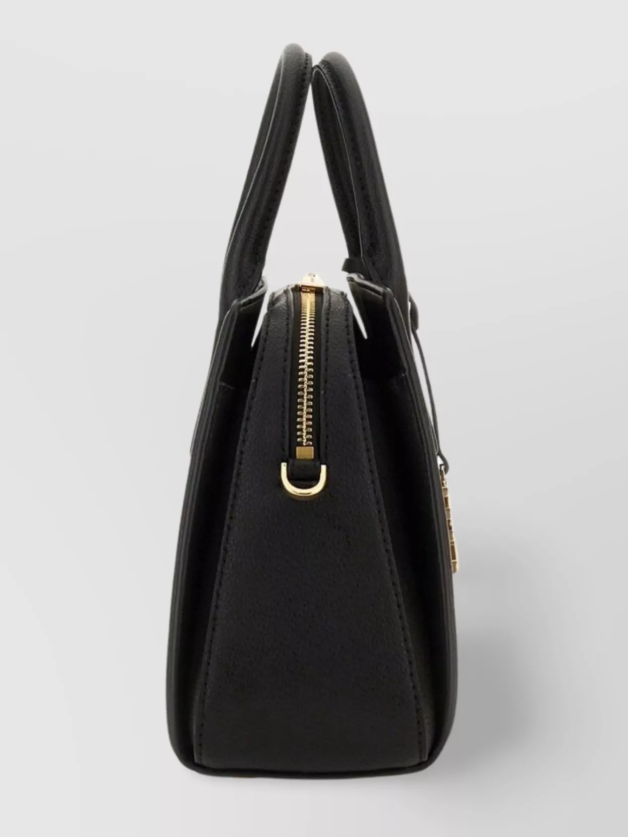 Michael Kors Handbag Leather Braided Trim In Black