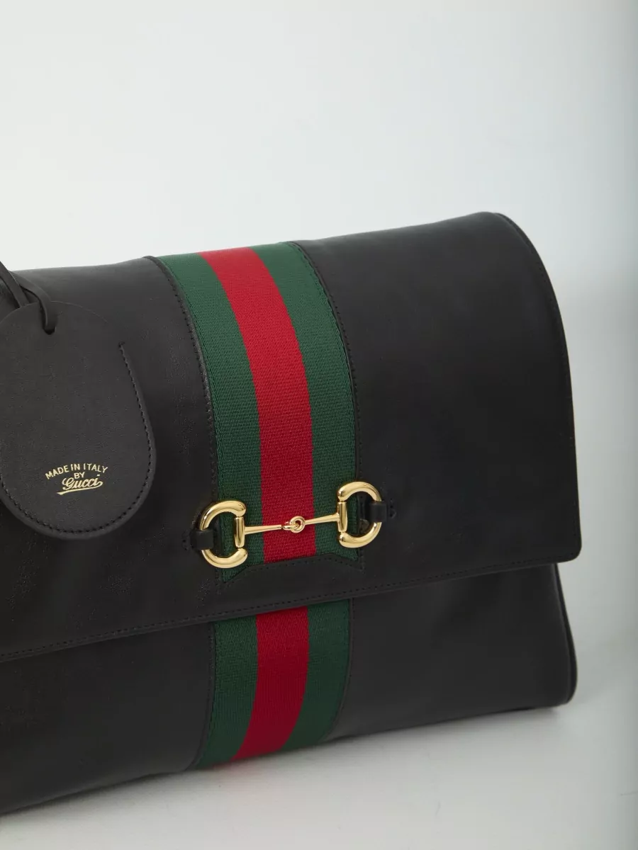 Gucci Medium Calfskin Leather Shoulder Bag