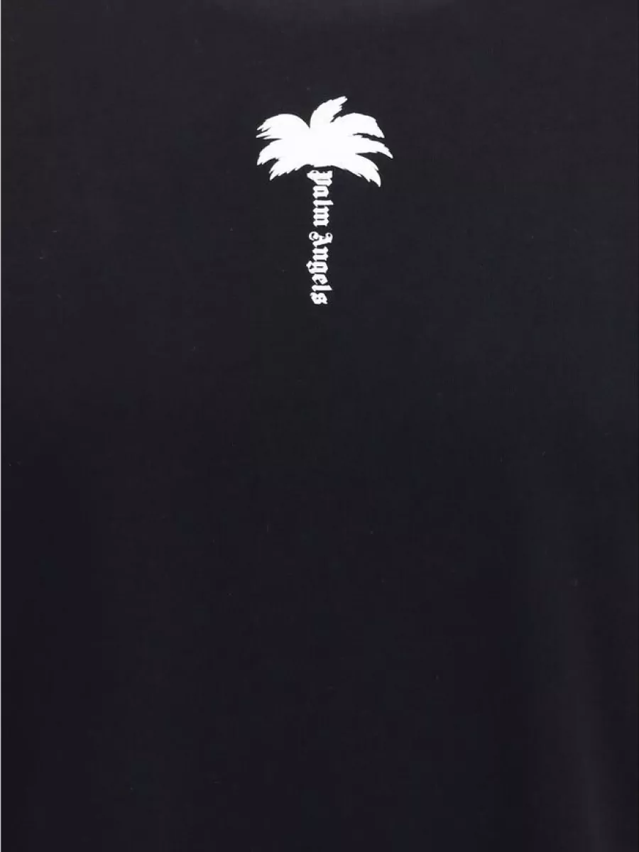 Palm Angels Cotton logo print short sleeve t-shirt