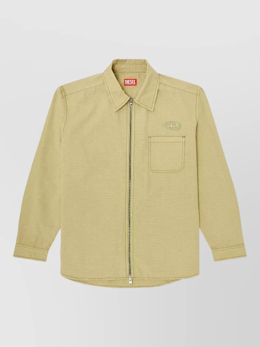 Diesel zip shirt jacket