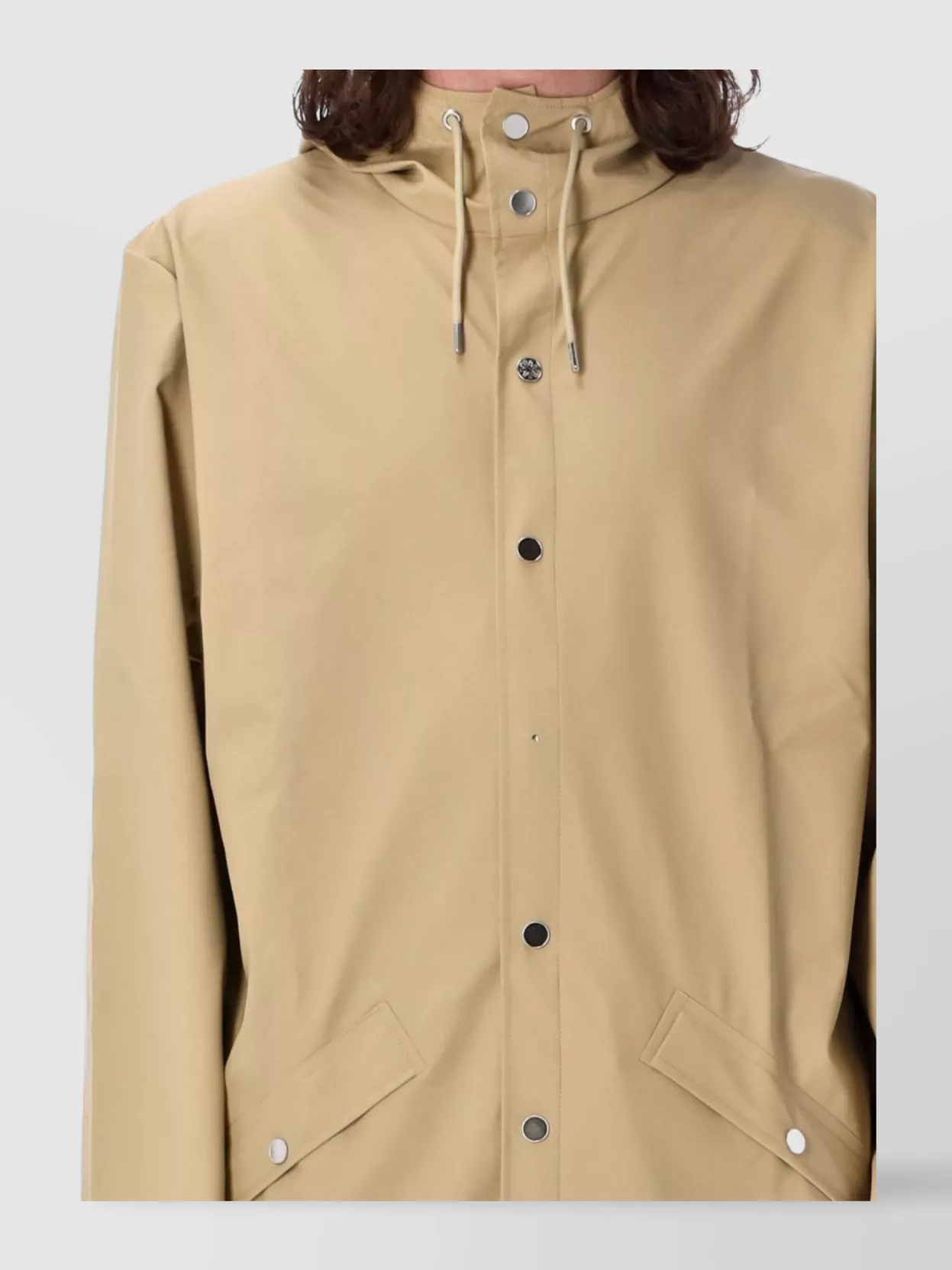Rains Long Waterproof Windproof Jacket