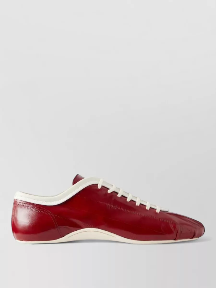 Dries Van Noten leather lace-up shoes