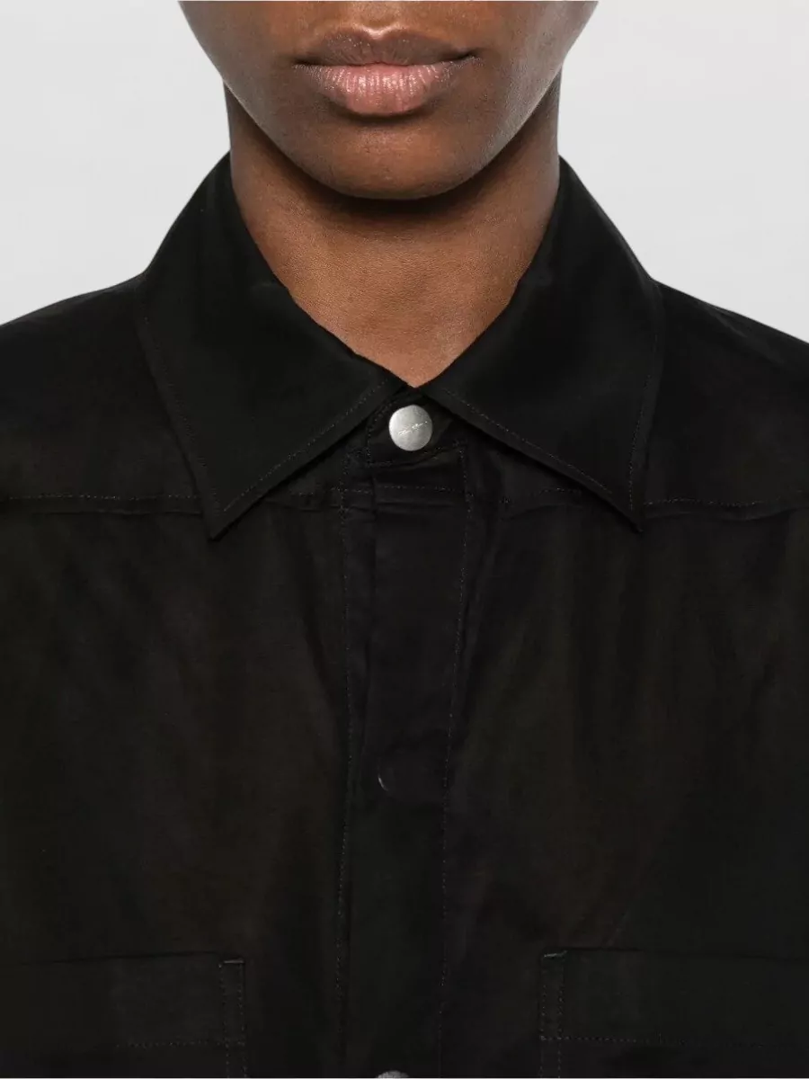 Rick Owens Cotton Short-Sleeve Shirt