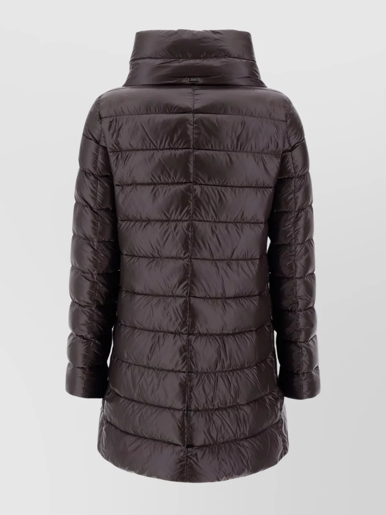 Herno Amelia A-shape Puffer Coat In Black