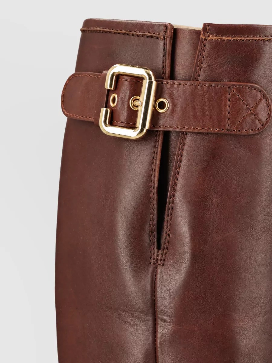 Chloé Leather Ankle Boots