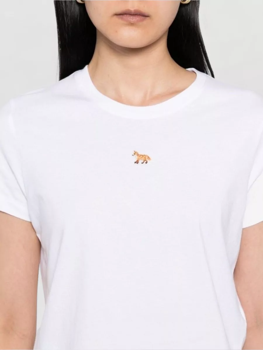 Maison Kitsuné Cotton Cropped T-Shirt
