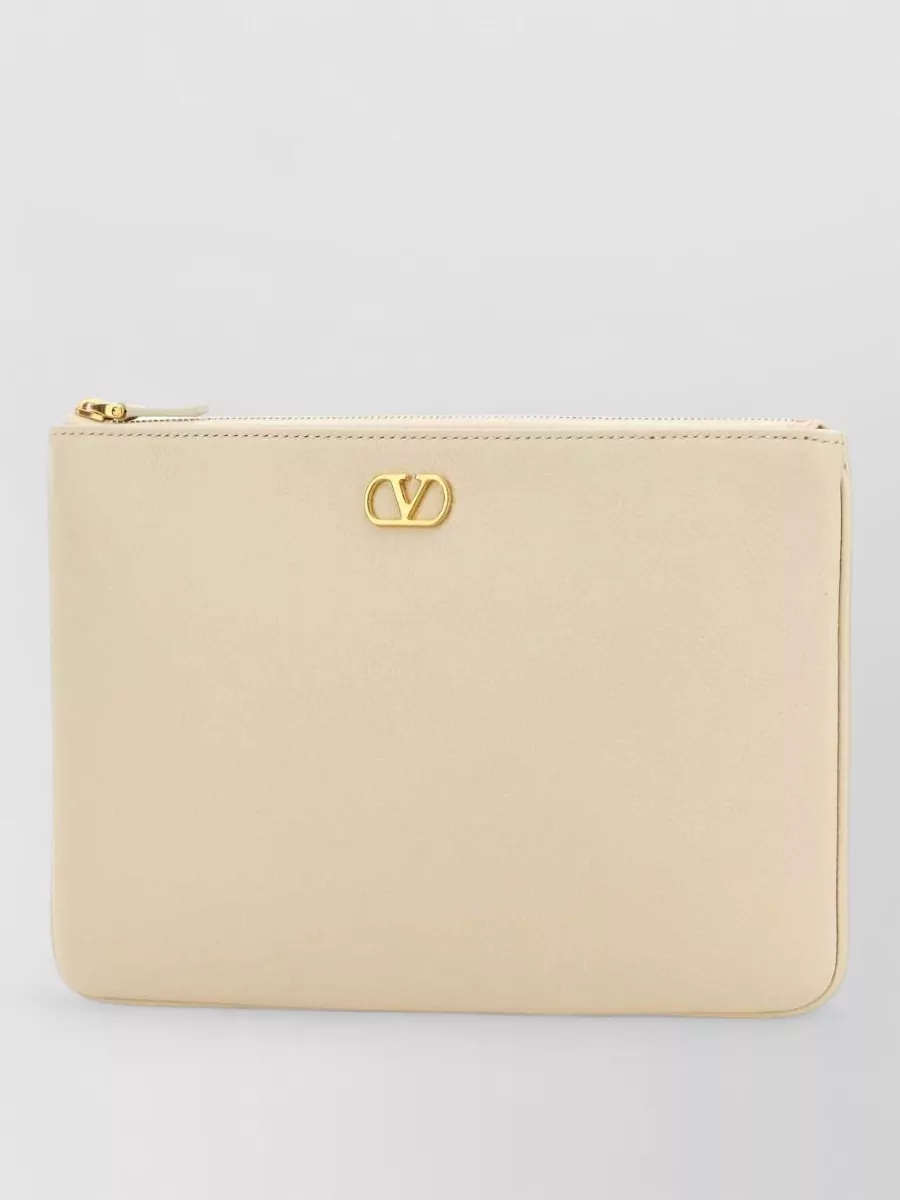 Valentino Garavani leather clutch bag