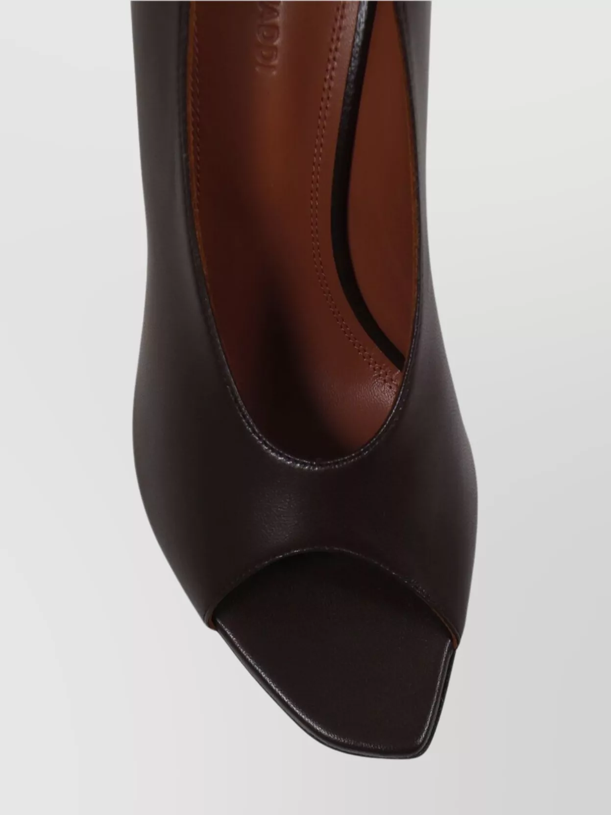 Shop Amina Muaddi Julianne Peep Toe Pump 90