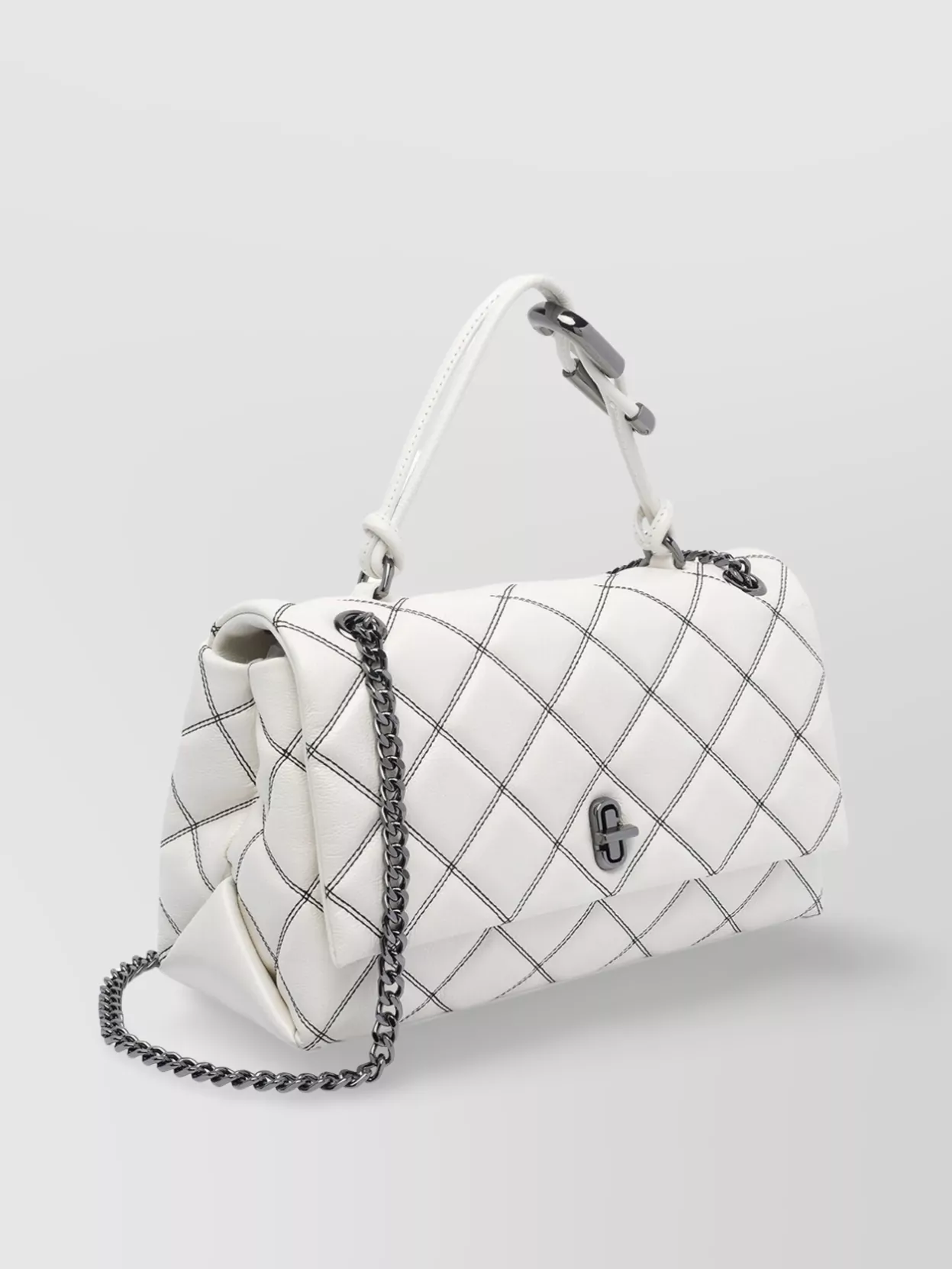 Marc Jacobs Quilted Dual Chain Shoulder Bag