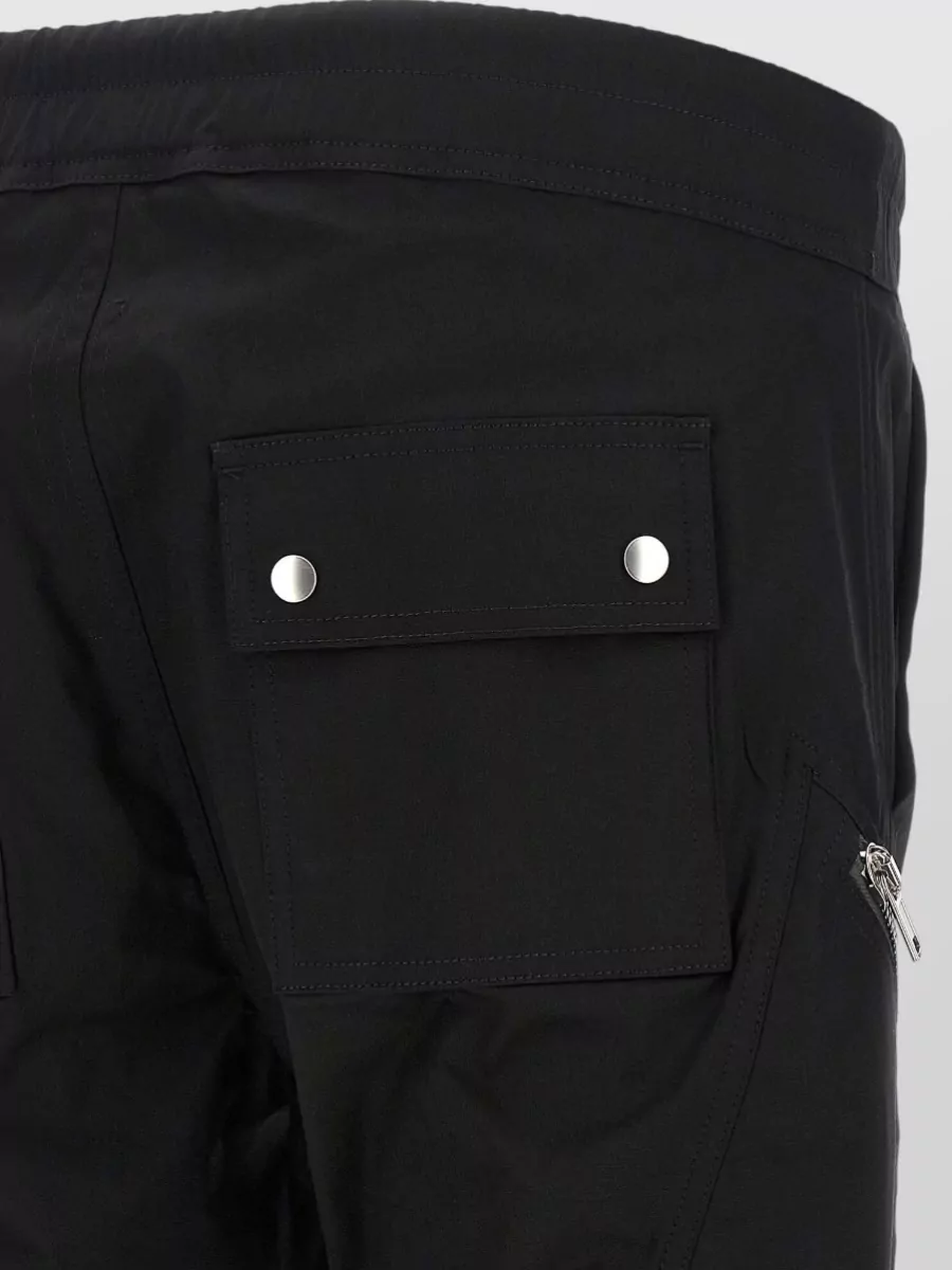 Rick Owens Cotton Heizer Cargo Track Pants