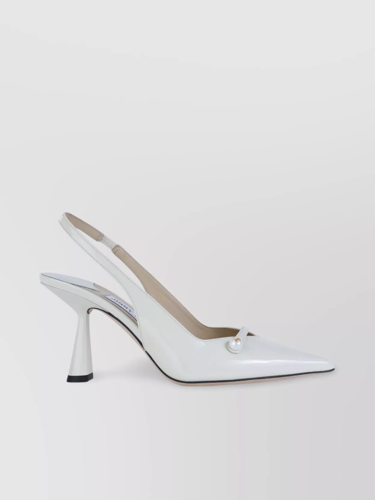 Jimmy Choo 85mm Pearl-embellished Slingback Pumps