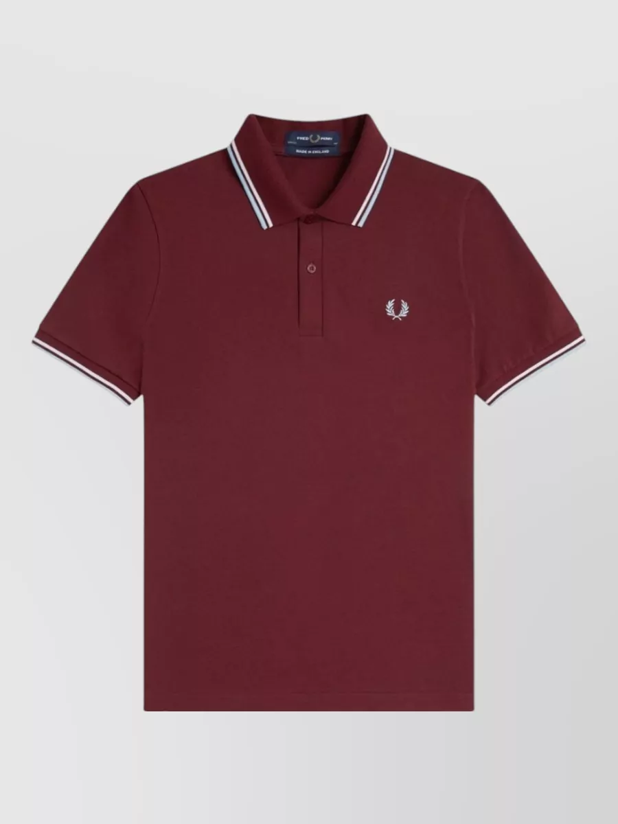 Fred Perry cotton logo polo shirt