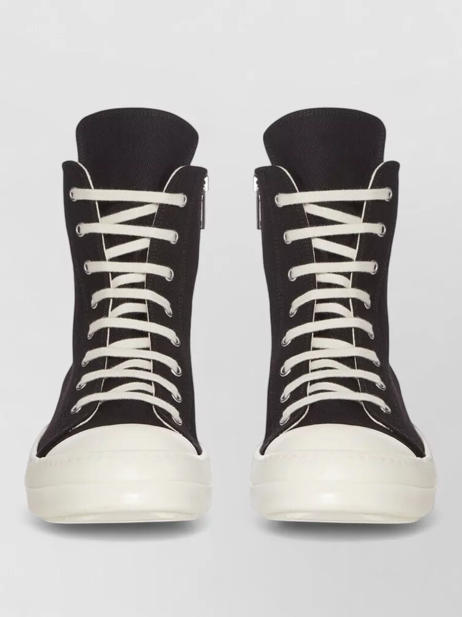 Rick Owens Drkshdw Denim High-Top Sneakers