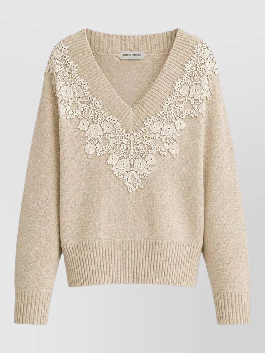 Alberta Ferretti Cashmere bodysuit