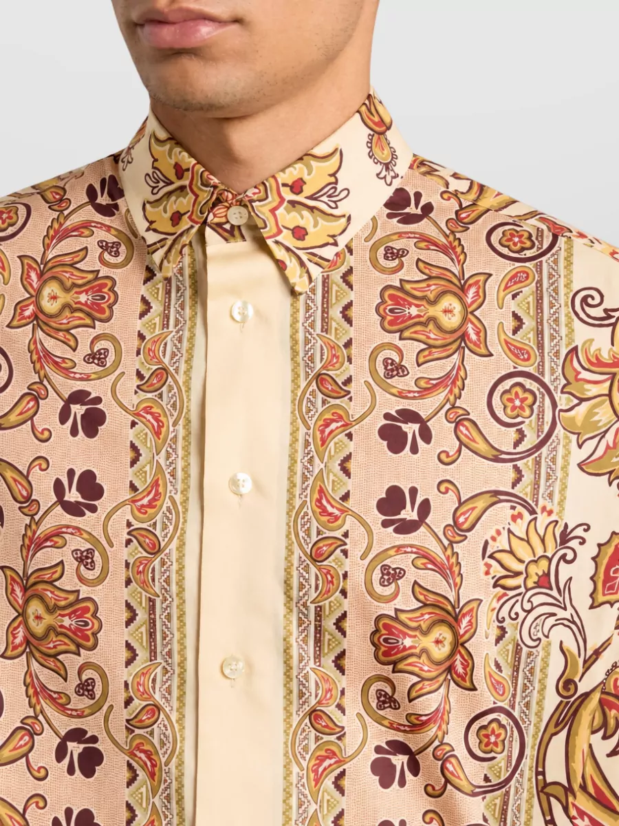 Etro Cotton Long-Sleeve Casual Shirt