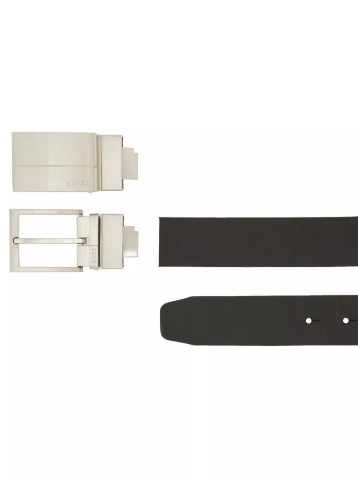 Boss Metal Buckle Reversible Smooth Finish Belt